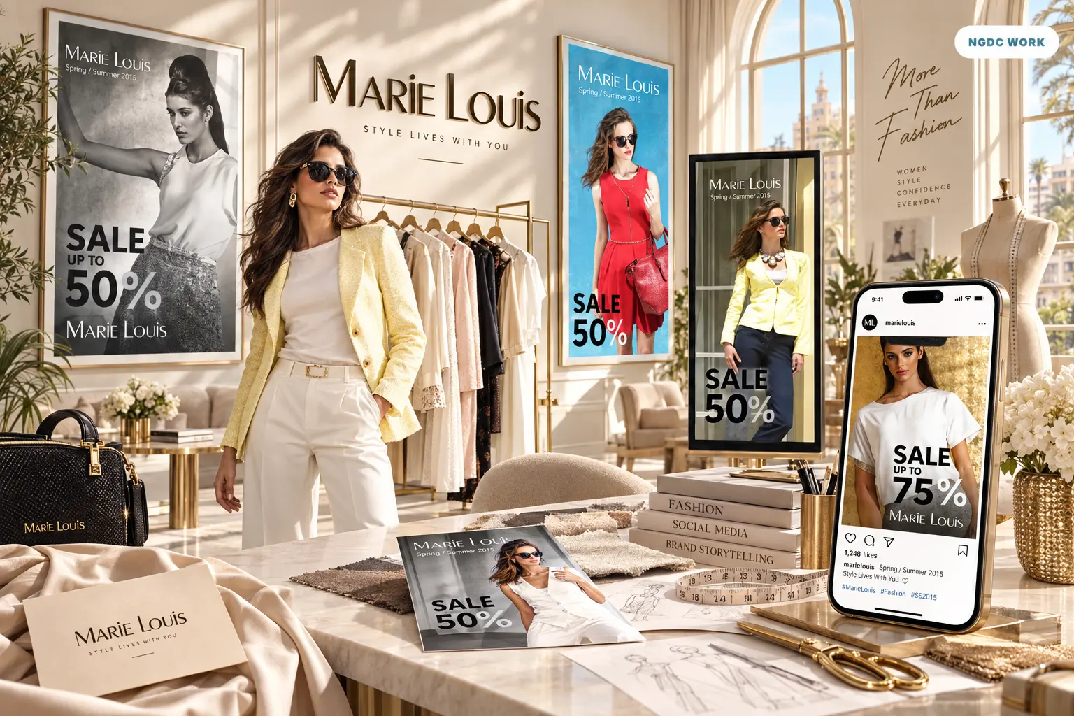 Marie Louis work by NGDC